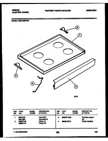 03 - Cooktop Parts parts for Frigidaire Range CEC1M2WXD from AppliancePartsPros.com