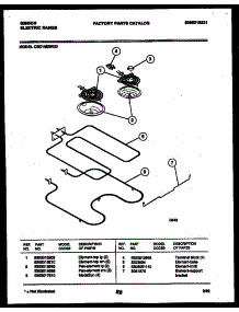 04 - Broiler Parts parts for Frigidaire Range CEC1M2WXD from AppliancePartsPros.com