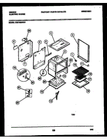 06 - Body Parts parts for Frigidaire Range CEC1M2WXD from AppliancePartsPros.com