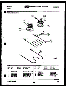 04 - Broiler Parts parts for Frigidaire Range CEC3S5WSAE from AppliancePartsPros.com