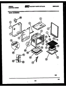04 - Body Parts parts for Frigidaire Range CEC4M4WXD from AppliancePartsPros.com