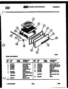 03 - Broiler Drawer Parts parts for Frigidaire Range CGC1M3WSTB from AppliancePartsPros.com