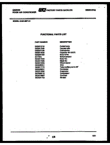07 - Burner Parts parts for Frigidaire Range CGC3M2DXD from AppliancePartsPros.com