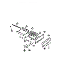 04 - Broiler Drawer parts for Frigidaire Range CGC4C6DXE from AppliancePartsPros.com