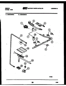 06 - Burner Parts parts for Frigidaire Range CGC4C6WXB from AppliancePartsPros.com