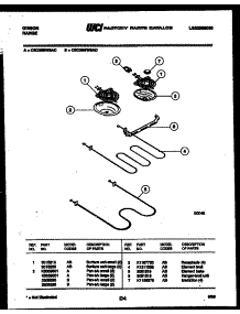 04 - Broiler Parts parts for Frigidaire Range CEC3S5WSAC from AppliancePartsPros.com