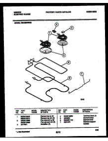06 - Broiler Parts parts for Frigidaire Range CEC2M4WXE from AppliancePartsPros.com