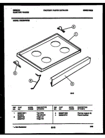 07 - Cooktop Parts parts for Frigidaire Range CEC2M4WXE from AppliancePartsPros.com