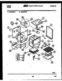 06 - Body Parts parts for Frigidaire Range CEC3S5WXB from AppliancePartsPros.com
