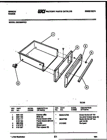 06 - Body Parts parts for Frigidaire Range CEC3S5WXC from AppliancePartsPros.com