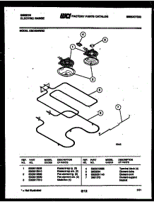 06 - Broiler Parts parts for Frigidaire Range CEC4M4WXC from AppliancePartsPros.com
