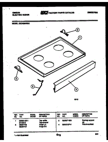 07 - Cooktop Parts parts for Frigidaire Range CEC4M4WXC from AppliancePartsPros.com