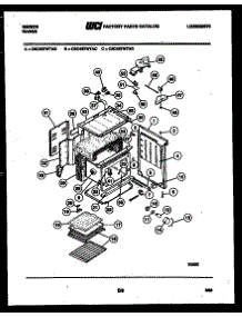 03 - Body Parts parts for Frigidaire Range CEC4S7WTAD from AppliancePartsPros.com