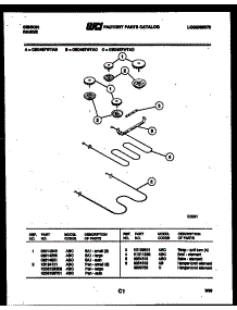 07 - Broiler Parts parts for Frigidaire Range CEC4S7WTAB from AppliancePartsPros.com