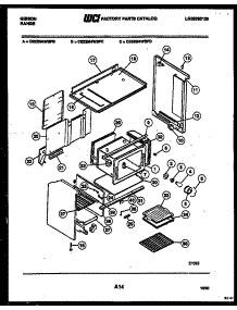 06 - Body Parts parts for Frigidaire Range CEE2M4WSPD from AppliancePartsPros.com