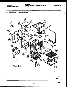 06 - Body Parts parts for Frigidaire Range CEC4S8WXA from AppliancePartsPros.com