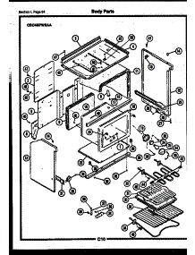 20 - Body Parts parts for Frigidaire Range CEC4M7WSAA from AppliancePartsPros.com