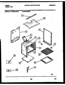 07 - Body Parts parts for Frigidaire Range CGC1M1WXF from AppliancePartsPros.com