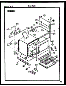 29 - Oven Body parts for Frigidaire Range CGC2M4WSTA from AppliancePartsPros.com