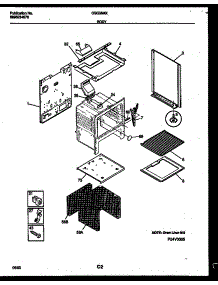 04 - Body Parts parts for Frigidaire Range CGC3M4DXE from AppliancePartsPros.com