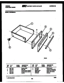 05 - Drawer Parts parts for Frigidaire Range CEC3M2WXA from AppliancePartsPros.com