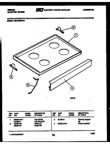 07 - Cooktop Parts parts for Frigidaire Range CEC3M2WXA from AppliancePartsPros.com