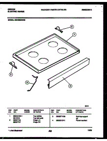 07 - Cooktop Parts parts for Frigidaire Range CEC3M2WXB from AppliancePartsPros.com