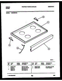 03 - Cooktop Parts parts for Frigidaire Range CEC3S5WXD from AppliancePartsPros.com