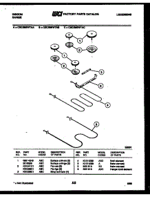 05 - Broiler Parts parts for Frigidaire Range CEC3M6WTAA from AppliancePartsPros.com