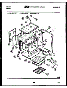 06 - Body Parts parts for Frigidaire Range CEC3M6WTAA from AppliancePartsPros.com