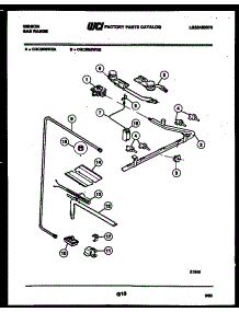 06 - Burner Parts parts for Frigidaire Range CGC3M6WXA from AppliancePartsPros.com