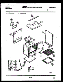07 - Body Parts parts for Frigidaire Range CGC3M6WXA from AppliancePartsPros.com