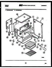 06 - Body Parts parts for Frigidaire Range CEC3M5WSAB from AppliancePartsPros.com
