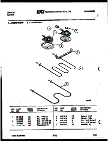 05 - Broiler Parts parts for Frigidaire Range CEC4C4WSAB from AppliancePartsPros.com