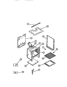 07 - Body parts for Frigidaire Range CGC1M1DXF from AppliancePartsPros.com
