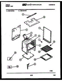 07 - Body Parts parts for Frigidaire Range CGC1M1WXA from AppliancePartsPros.com