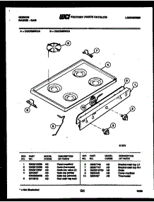 03 - Cooktop Parts parts for Frigidaire Range CGC2M5WXA from AppliancePartsPros.com