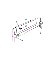 02 - Backguard parts for Frigidaire Range CGC1M1DXD from AppliancePartsPros.com