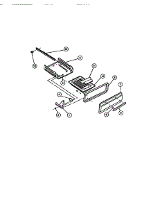 05 - Broiler Drawer parts for Frigidaire Range CGC1M1DXD from AppliancePartsPros.com