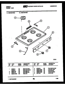 03 - Cooktop Parts parts for Frigidaire Range CGC1M1WXB from AppliancePartsPros.com