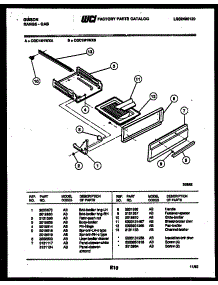 05 - Broiler Drawer Parts parts for Frigidaire Range CGC1M1WXB from AppliancePartsPros.com