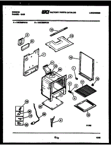 07 - Body Parts parts for Frigidaire Range CGC2M5WXA from AppliancePartsPros.com