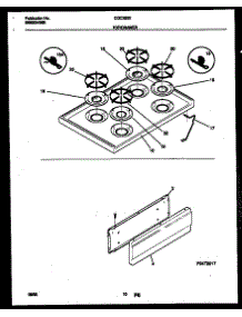 06 - Cooktop And Drawer Parts parts for Frigidaire Range CGC3S5WXG from AppliancePartsPros.com