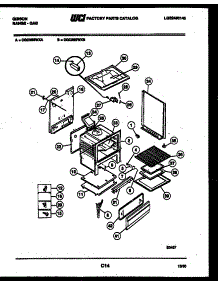 05 - Body Parts parts for Frigidaire Range CGC3S5WXA from AppliancePartsPros.com