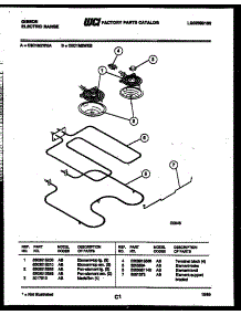 04 - Broiler Parts parts for Frigidaire Range CEC1M2WXB from AppliancePartsPros.com
