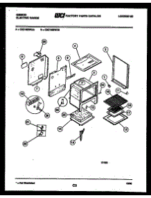 06 - Body Parts parts for Frigidaire Range CEC1M2WXB from AppliancePartsPros.com