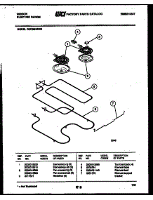 06 - Broiler Parts parts for Frigidaire Range CEC2M4WXD from AppliancePartsPros.com