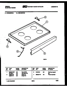 07 - Cooktop Parts parts for Frigidaire Range CEC4M4WXB from AppliancePartsPros.com