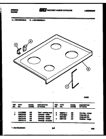 03 - Cooktop Parts parts for Frigidaire Range CEC4S6WSAC from AppliancePartsPros.com