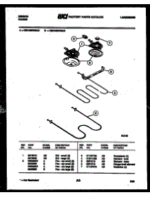 05 - Broiler Parts parts for Frigidaire Range CEC4S6WSAC from AppliancePartsPros.com